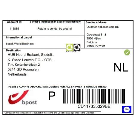 bpost barcode tracking.